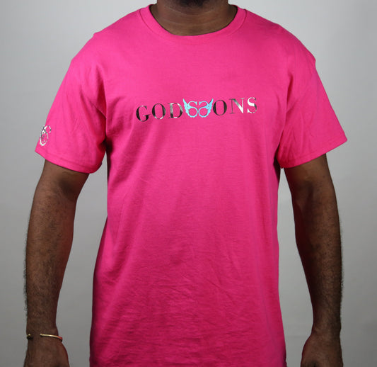 GODSSONS Pink T-Shirt w/Glow in the Dark