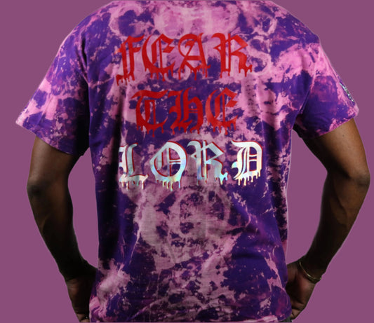 Fear the Lord" T-shirt -Purple/Pink