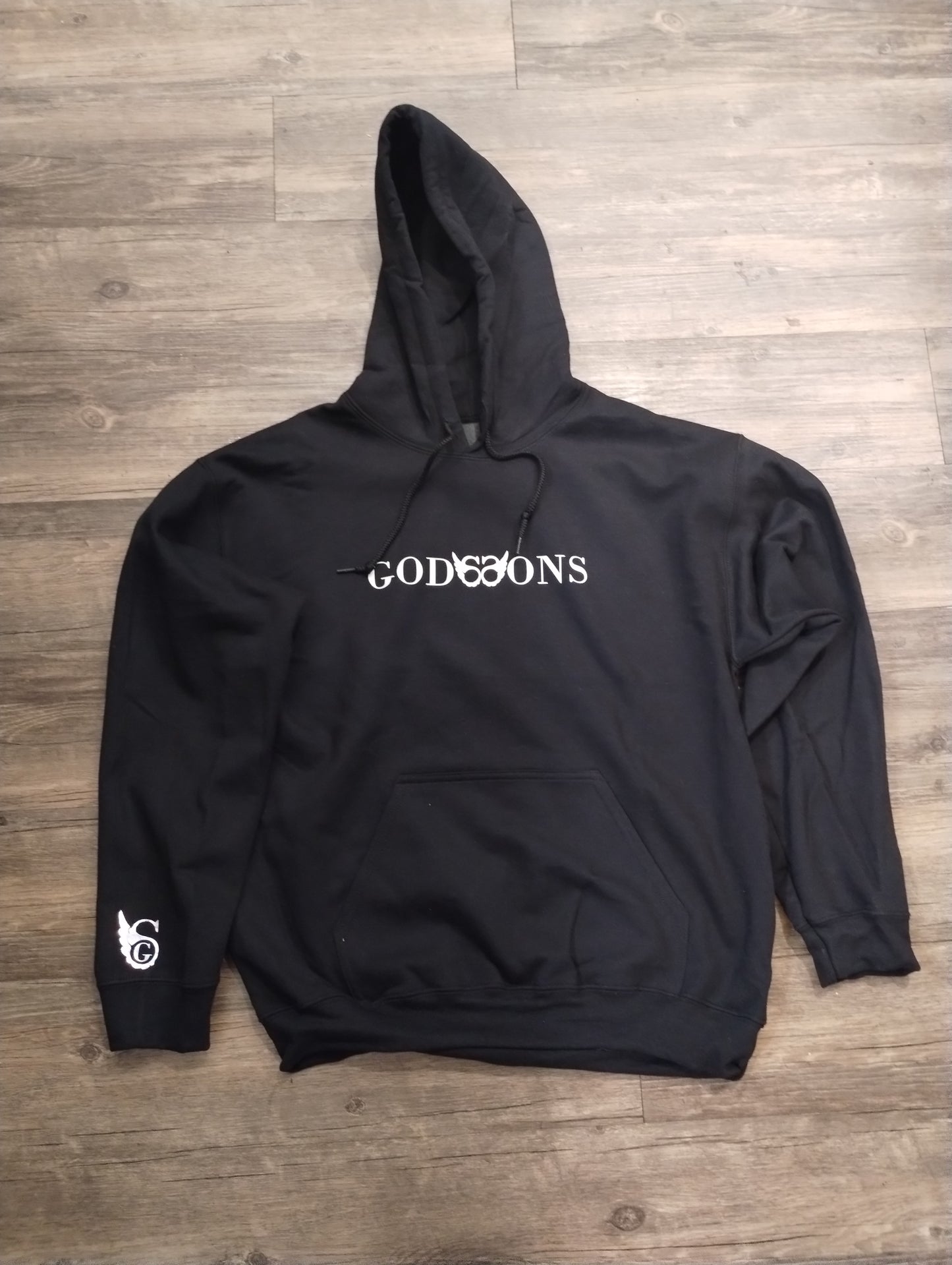 Godssons Classic Hoodie/ white writing ( Glow in the Dark)